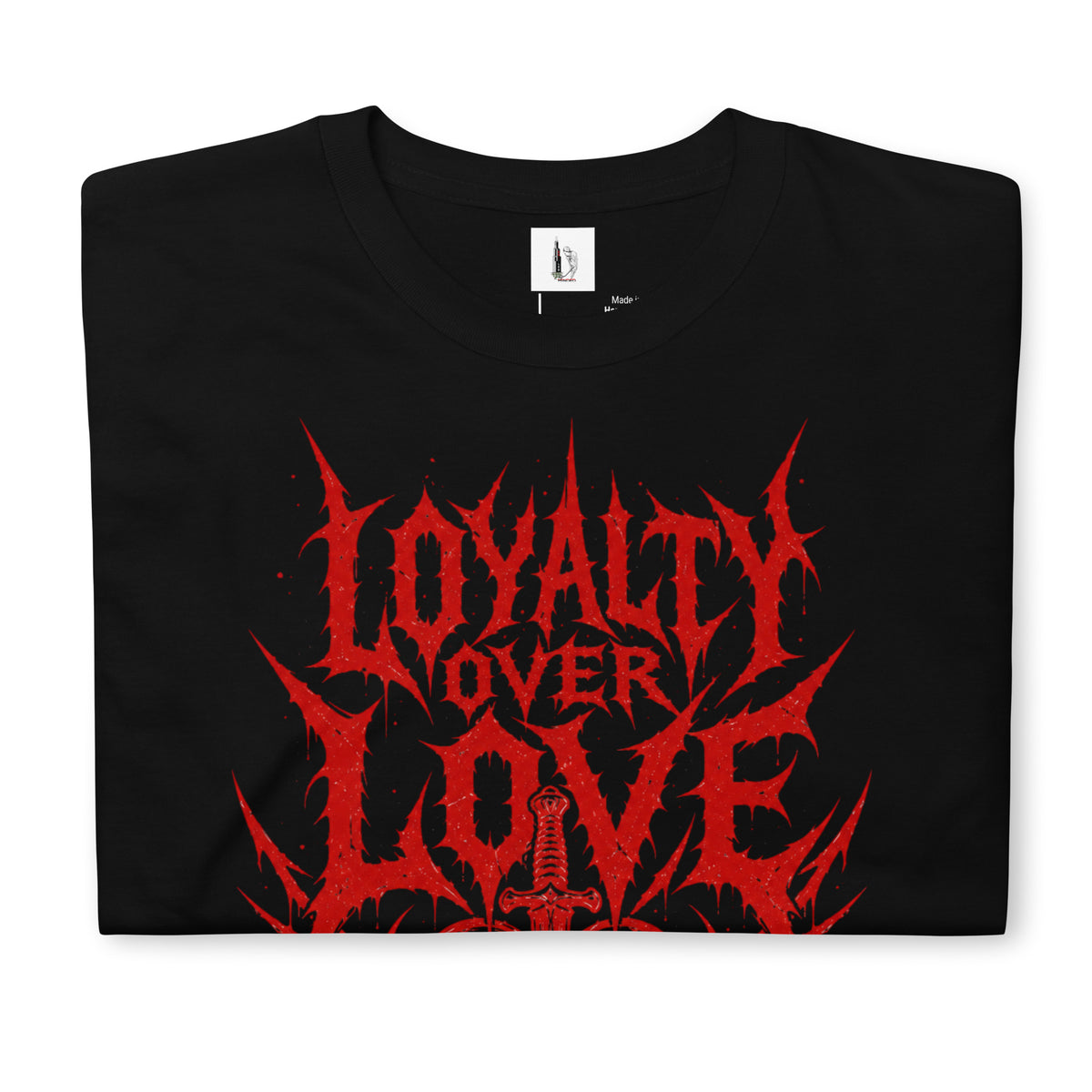 LOYALTY OVER LOVE RED Unisex T-Shirt