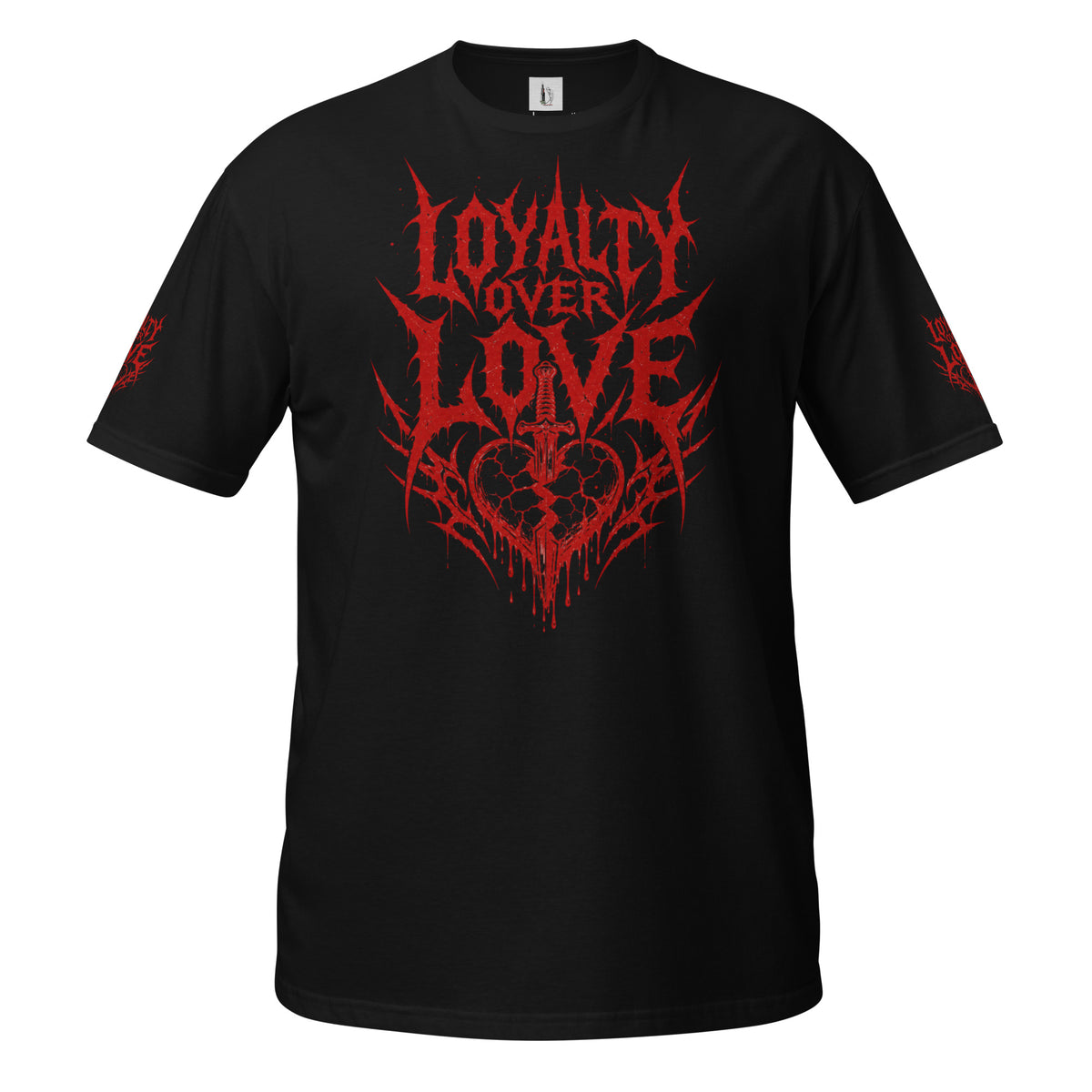 LOYALTY OVER LOVE RED Unisex T-Shirt
