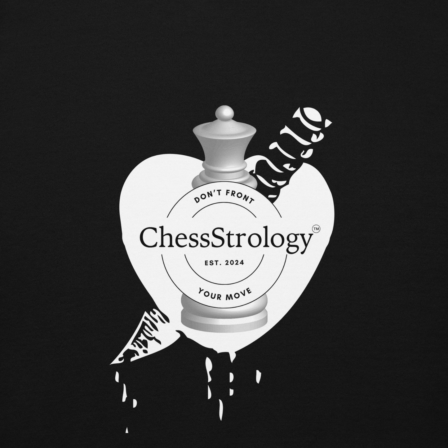 ChessStrology Heartbroken Logo Unisex Hoodie