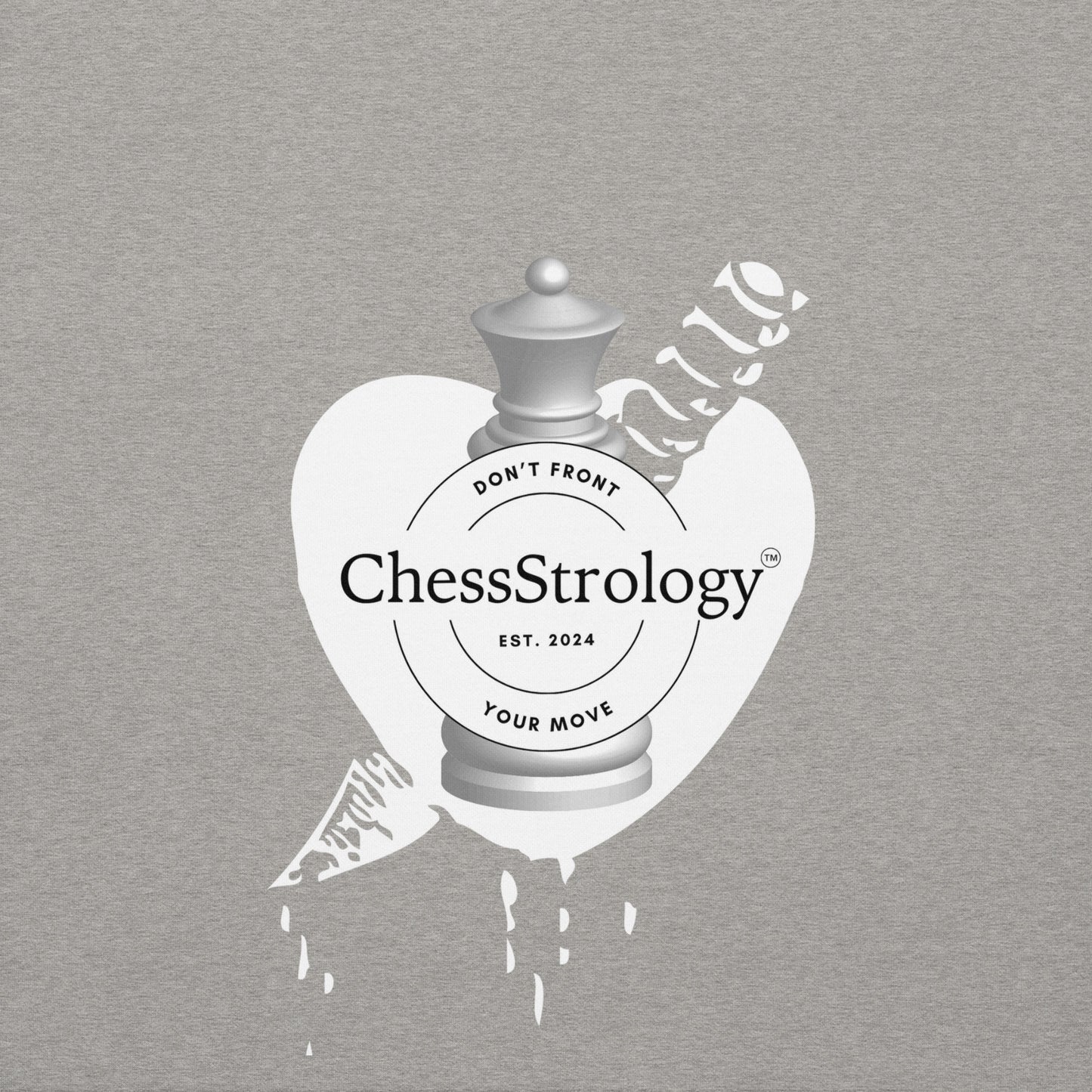 ChessStrology Heartbroken Logo Unisex Hoodie