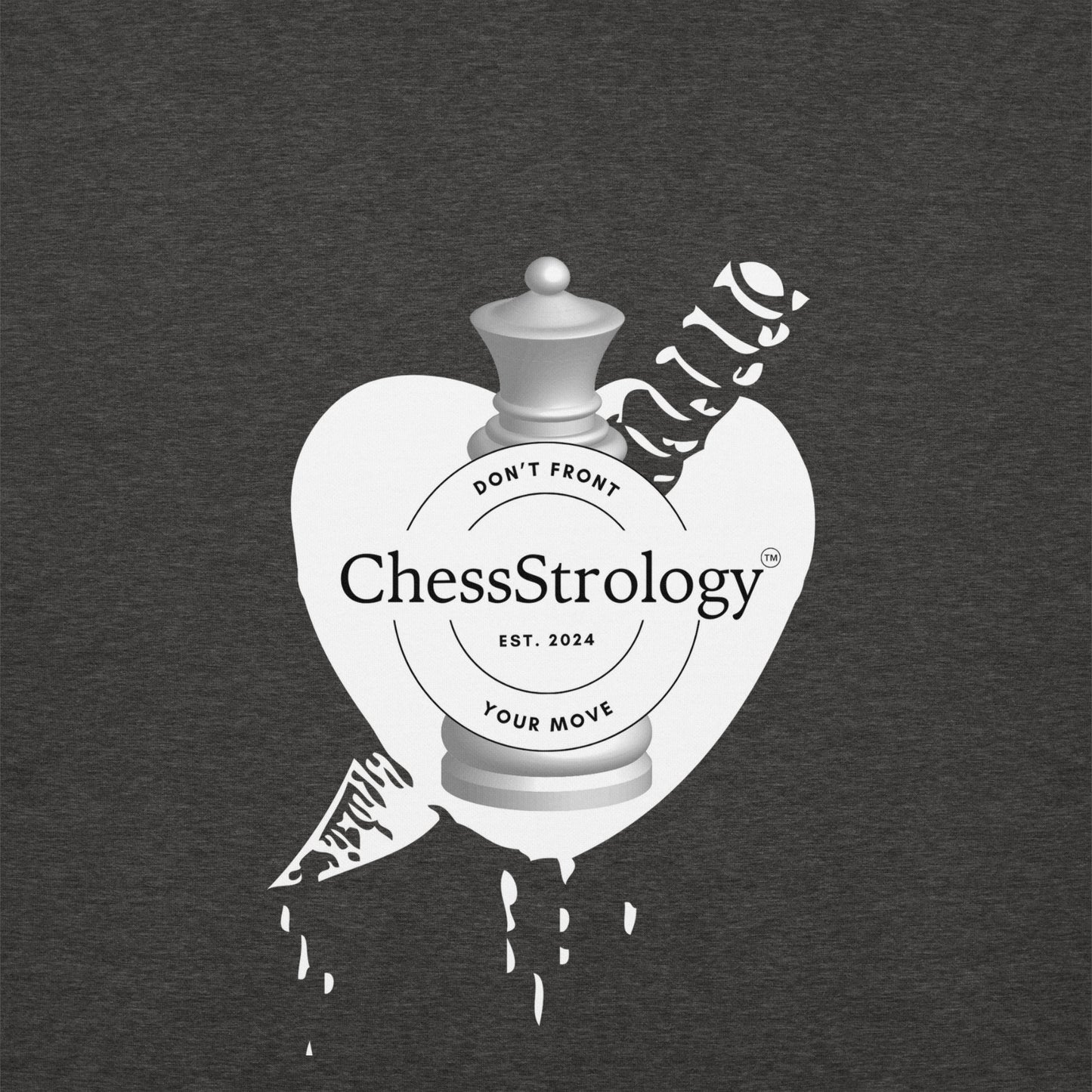 ChessStrology Heartbroken Logo Unisex Hoodie