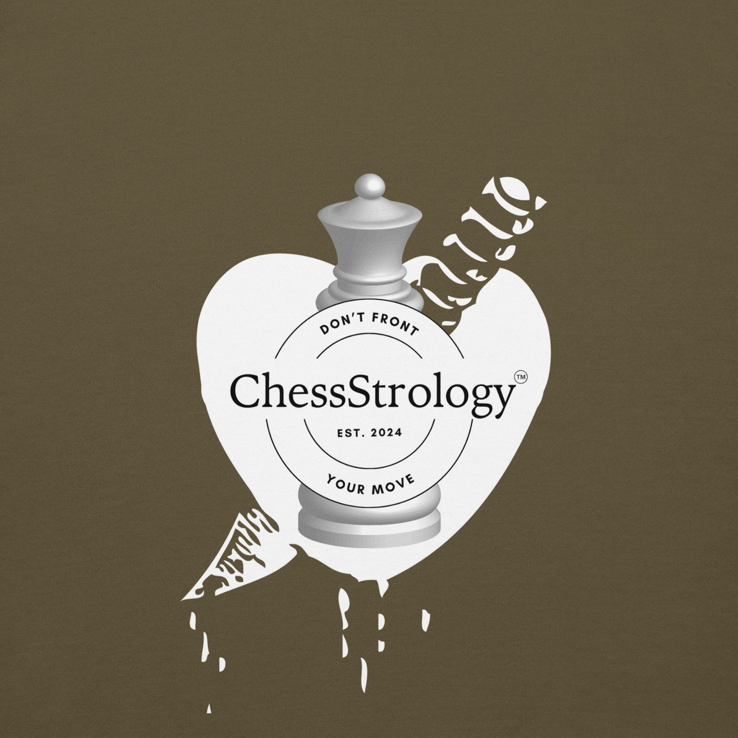 ChessStrology Heartbroken Logo Unisex Hoodie