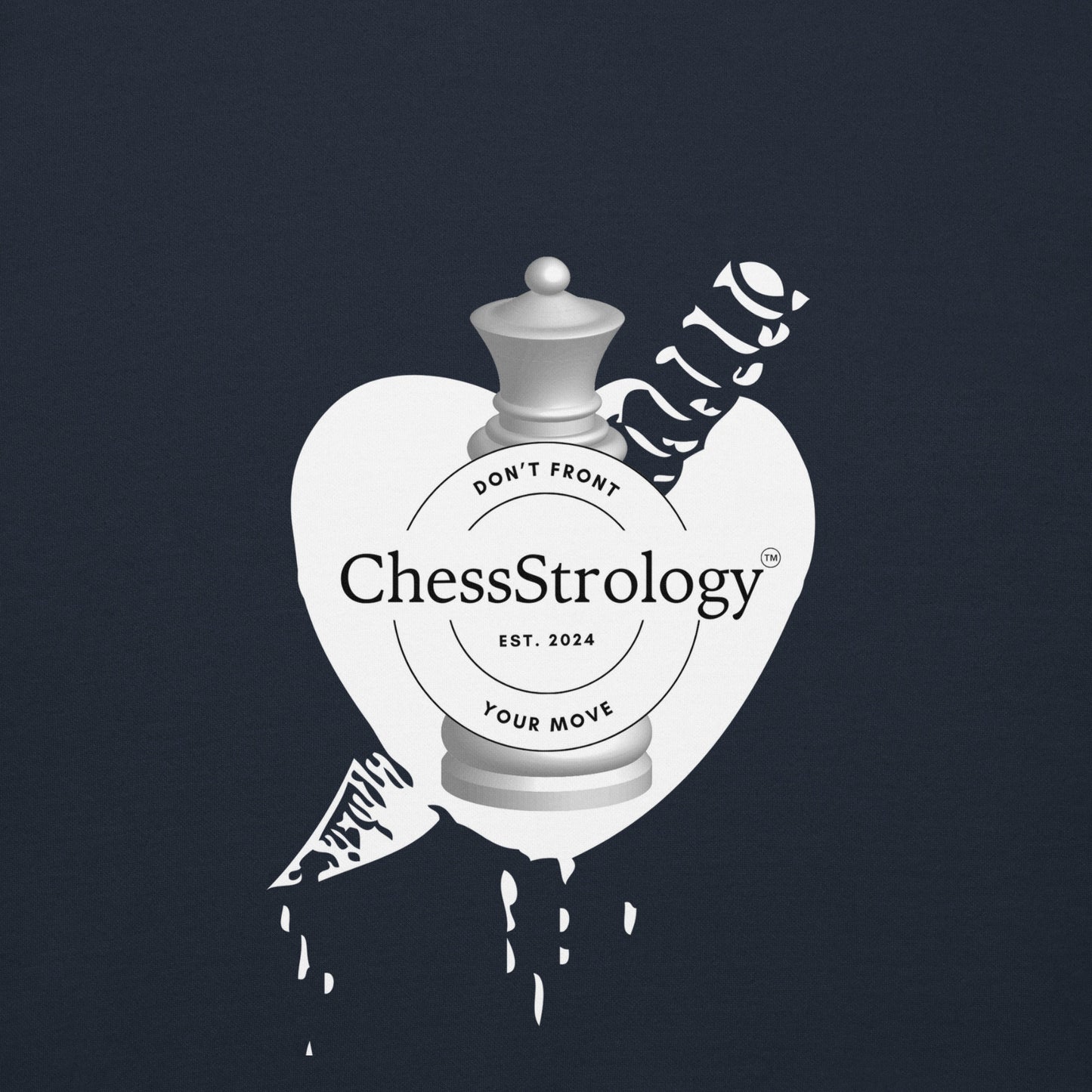 ChessStrology Heartbroken Logo Unisex Hoodie
