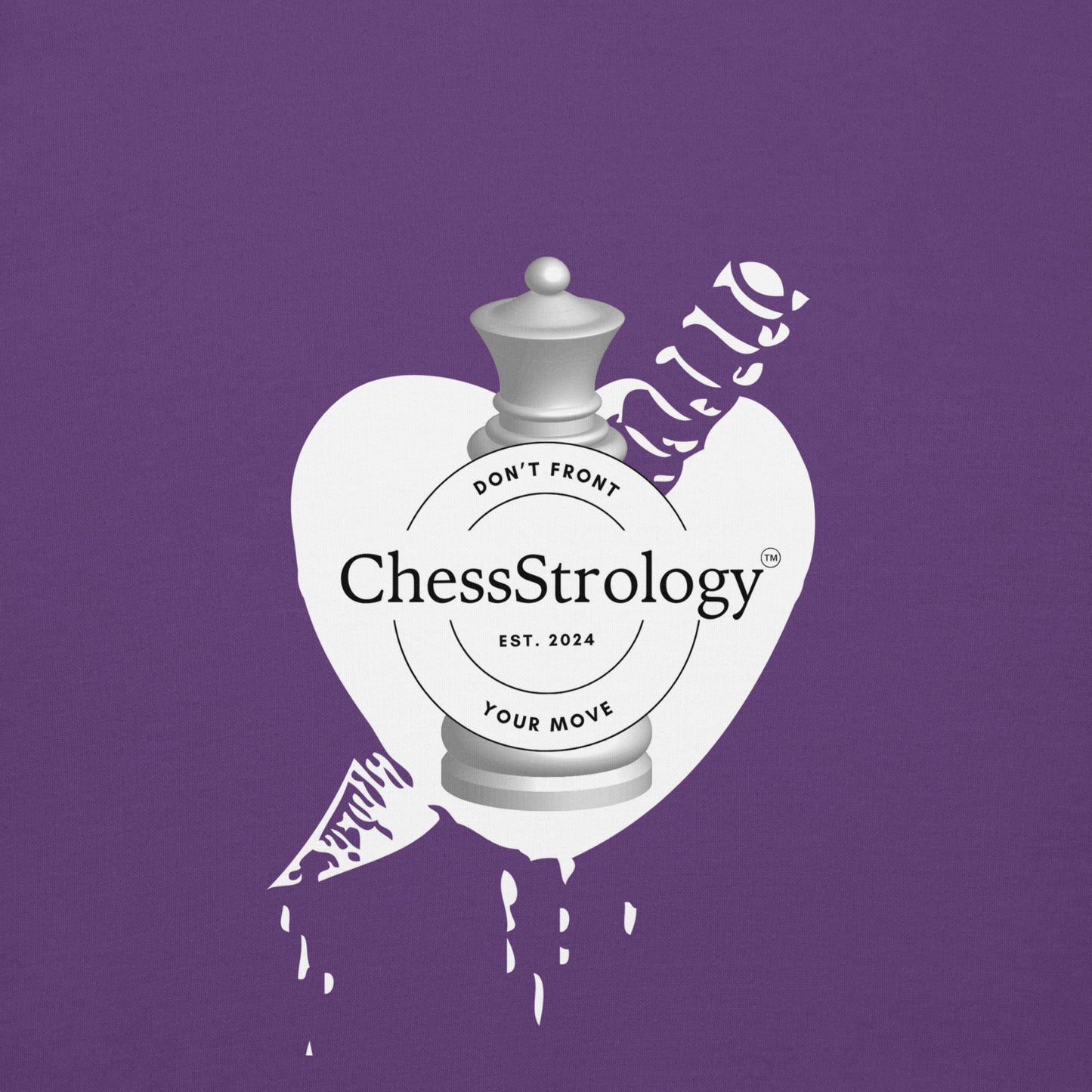ChessStrology Heartbroken Logo Unisex Hoodie