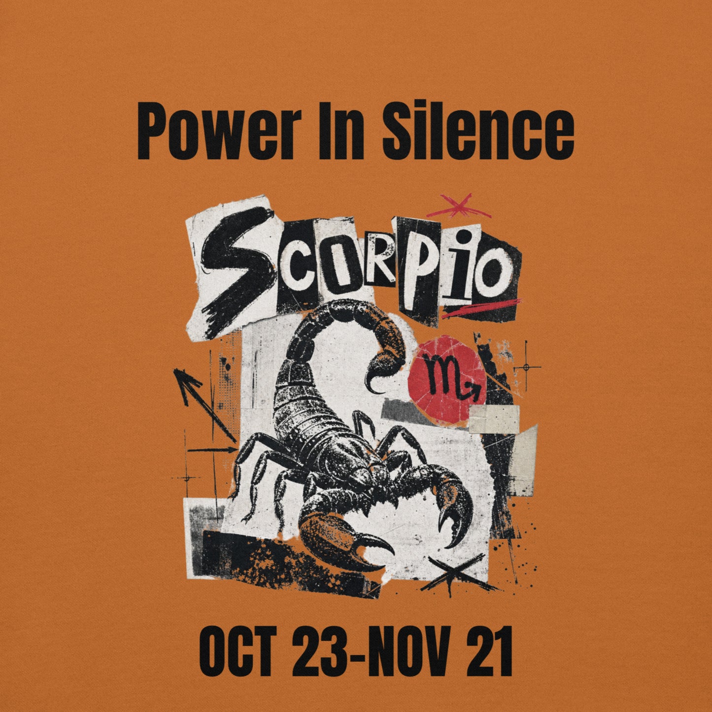 Scorpio power in silence Unisex Hoodie