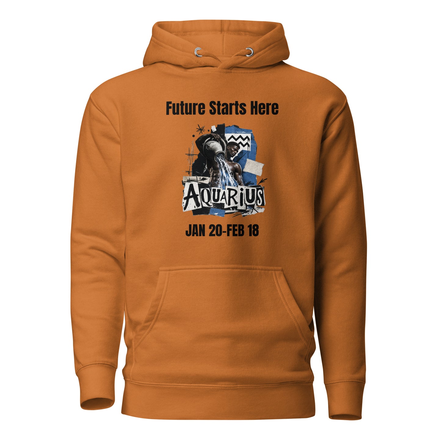 Aquarius Future starts here Unisex Hoodie