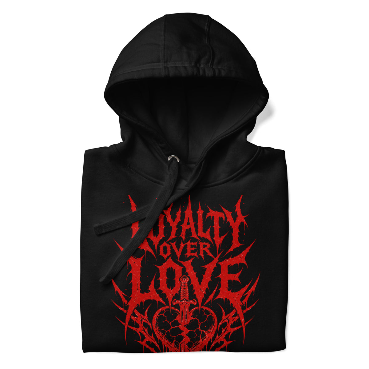 LOYALTY OVER LOVE HOODIE RED EDITION