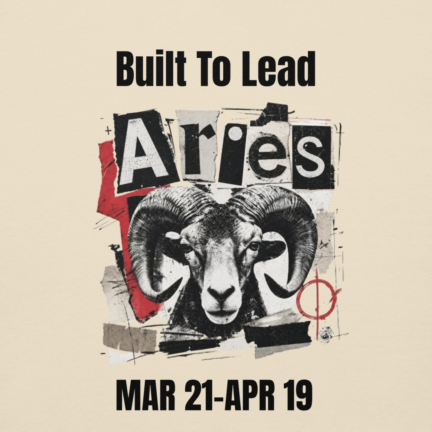 Aries Built To Lead Unisex Hoodie
