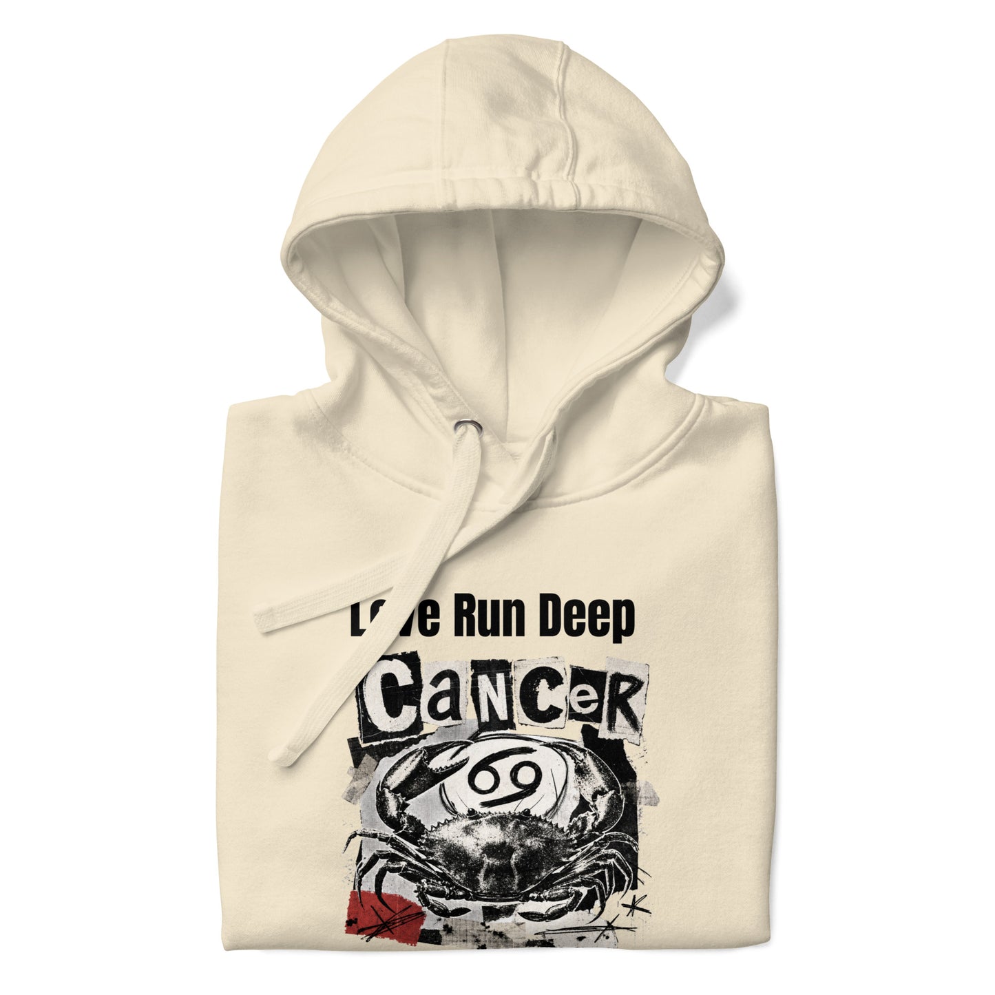Cancer Love Run Deep unisex hoodie