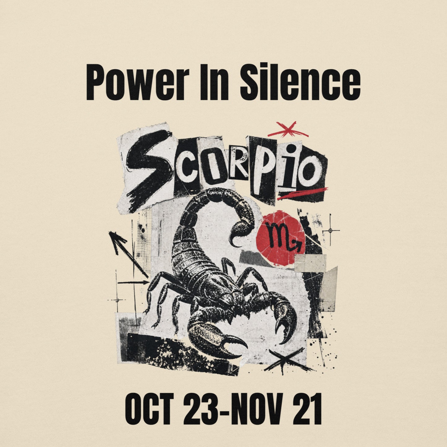 Scorpio power in silence Unisex Hoodie
