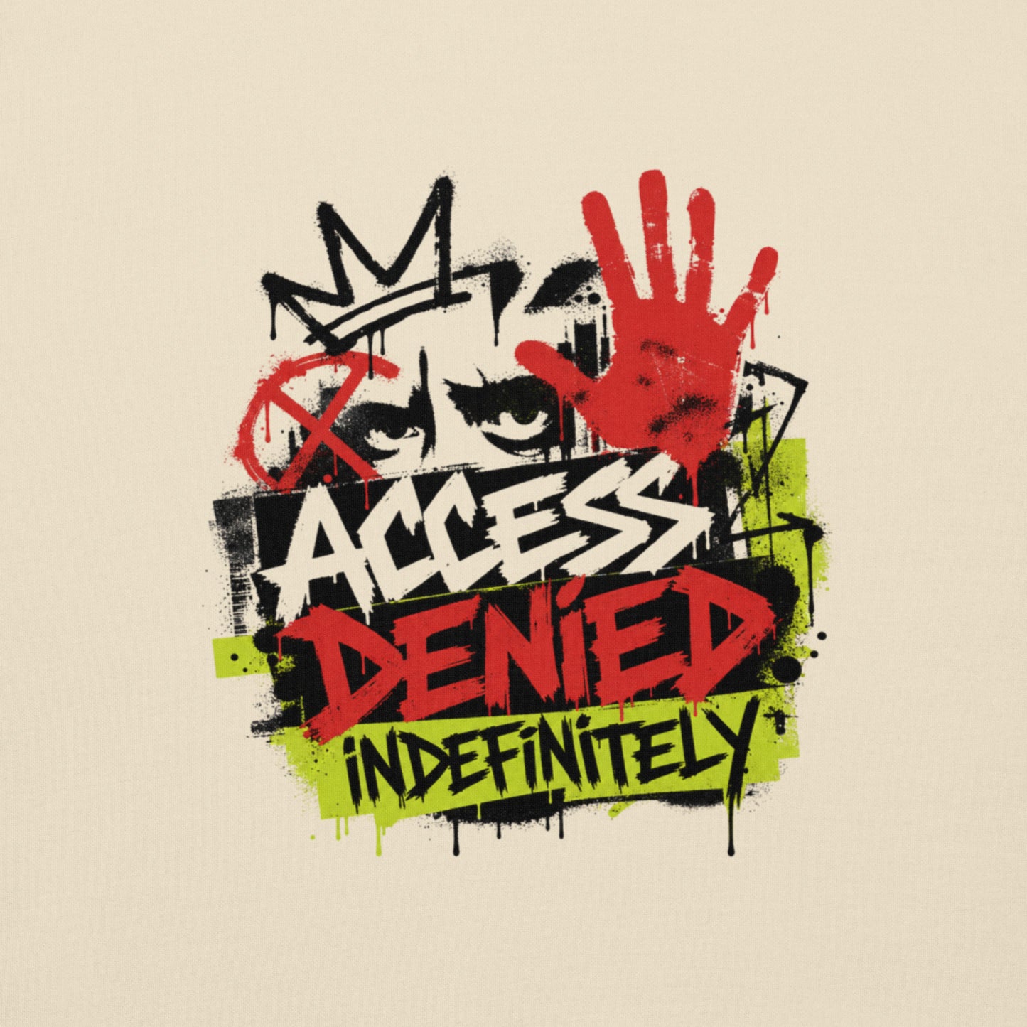 All Access Denied. Indefinitely Unisex Hoodie (Protect Your Energy Collection)