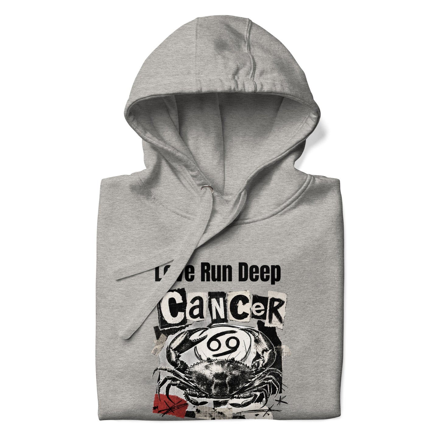 Cancer Love Run Deep unisex hoodie