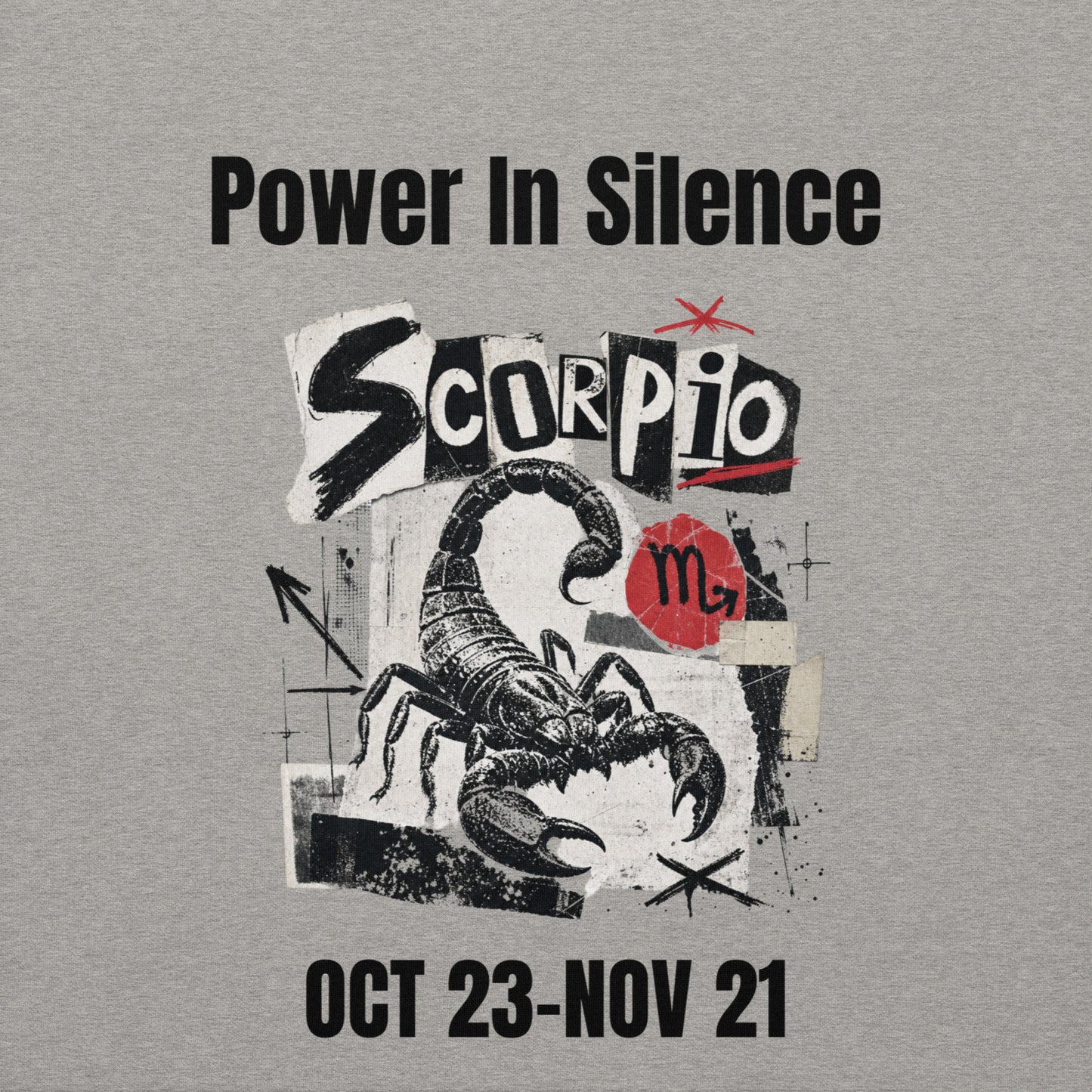 Scorpio power in silence Unisex Hoodie