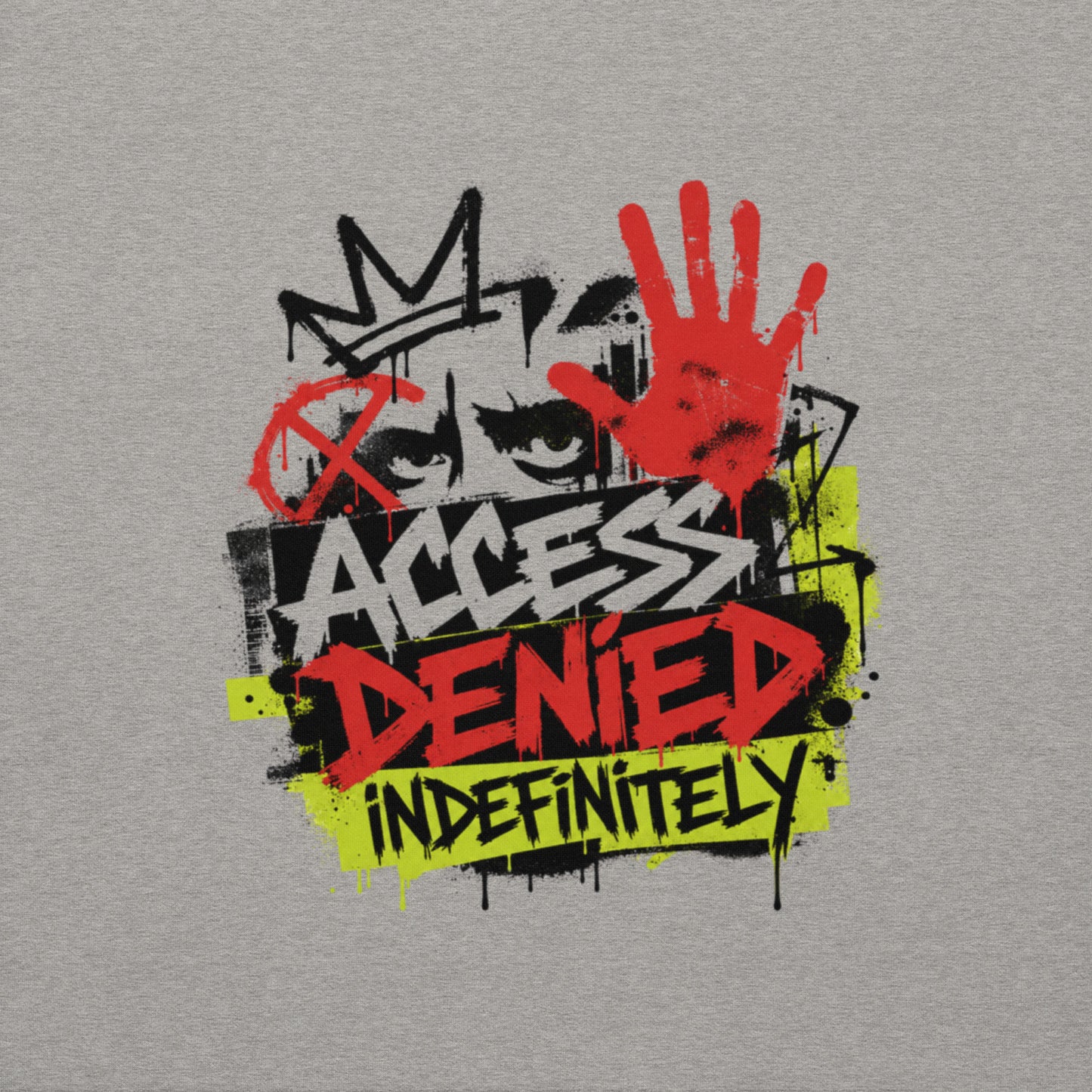 All Access Denied. Indefinitely Unisex Hoodie (Protect Your Energy Collection)