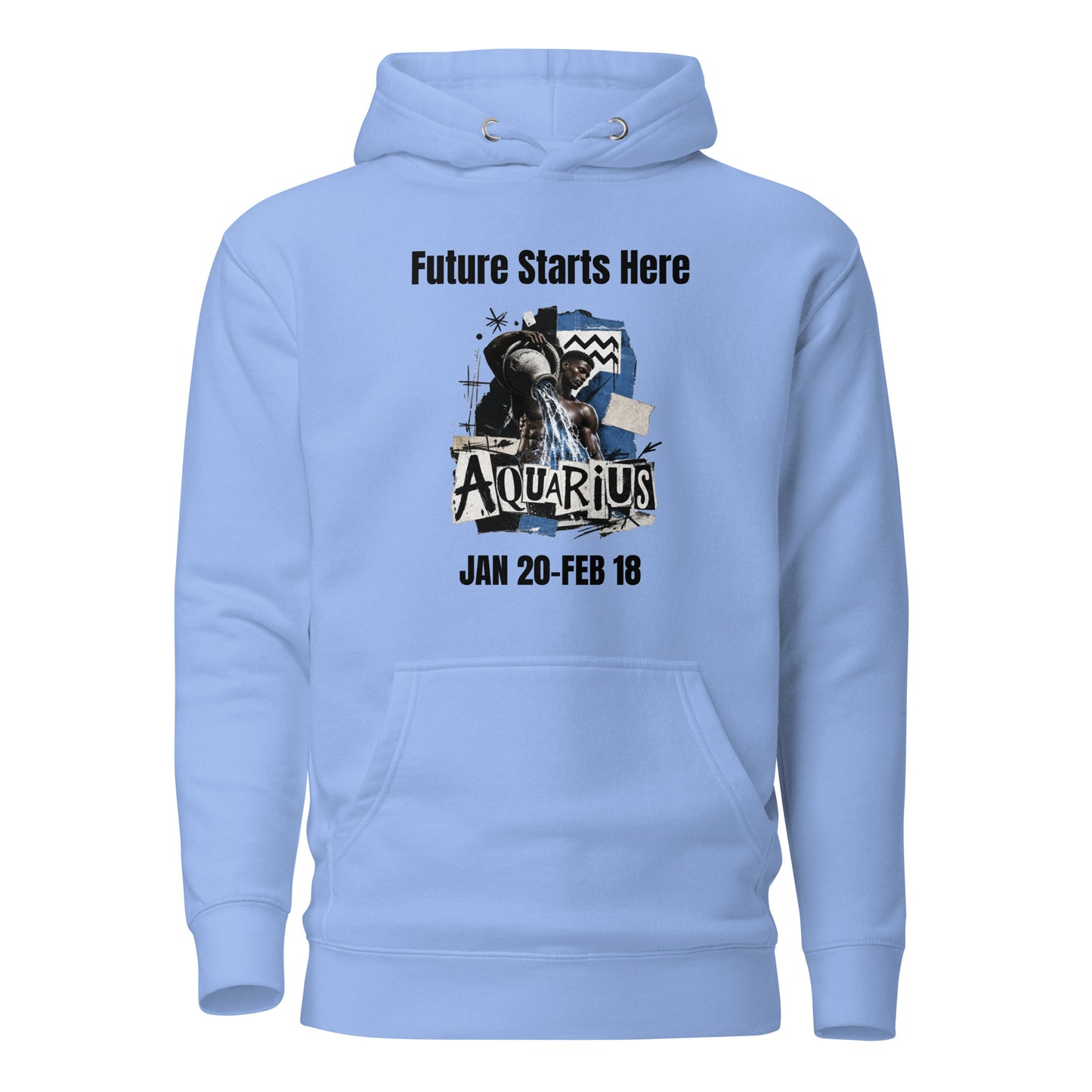 Aquarius Future starts here Unisex Hoodie