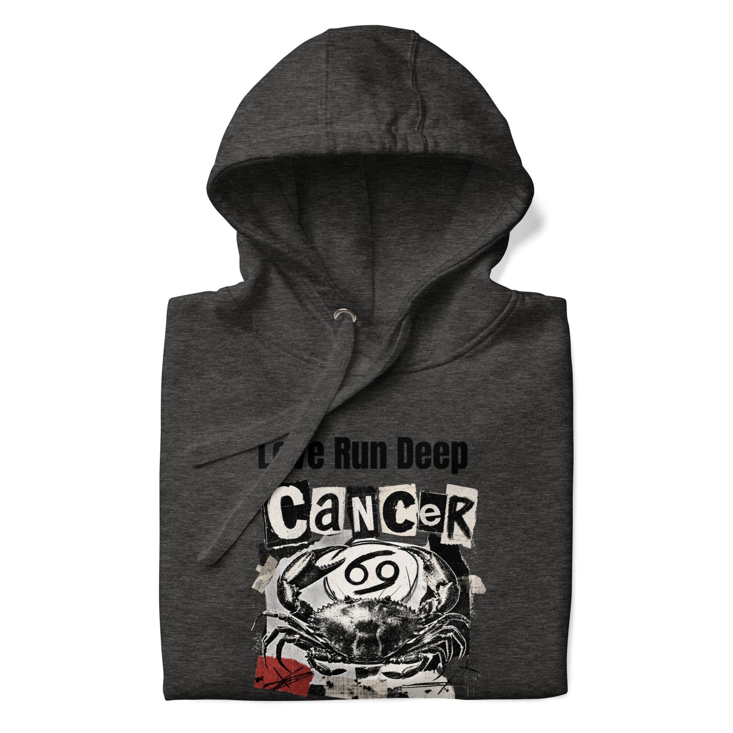 Cancer Love Run Deep unisex hoodie