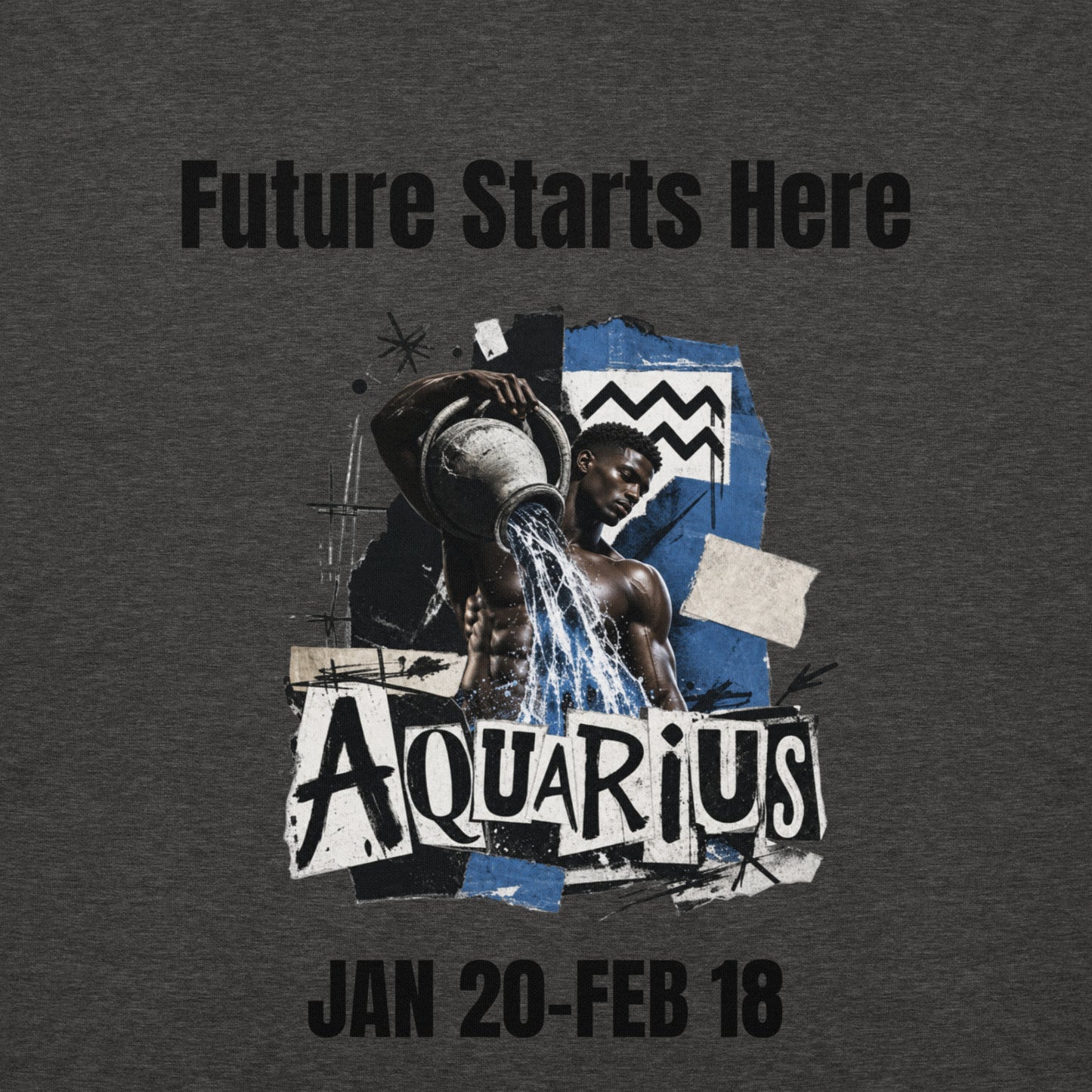 Aquarius Future starts here Unisex Hoodie