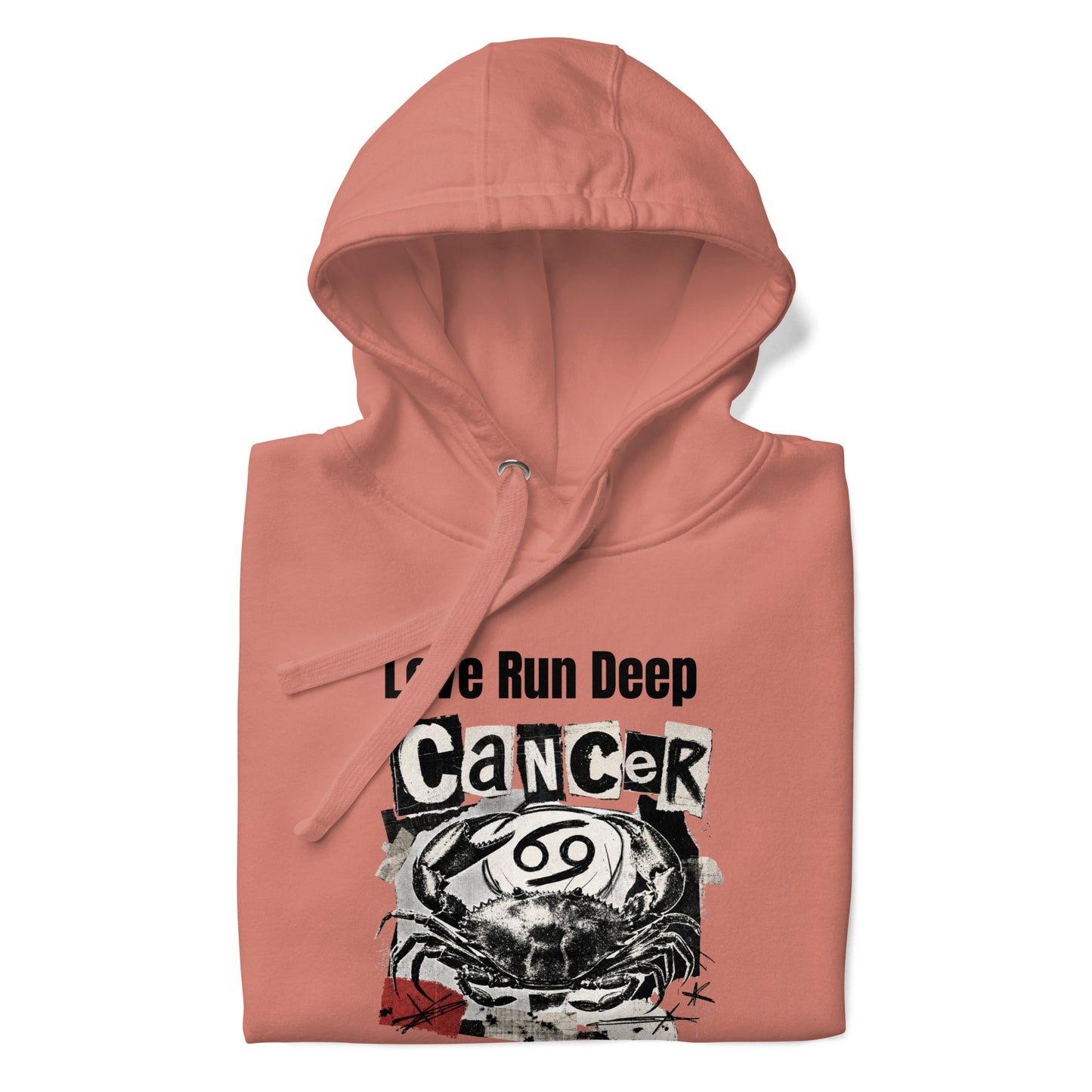Cancer Love Run Deep unisex hoodie