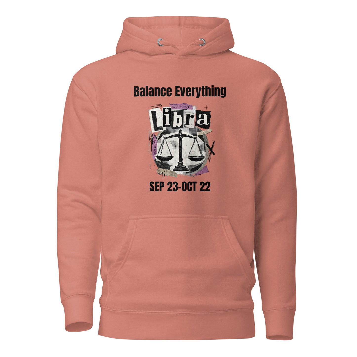 Libra balance everything unisex hoodie