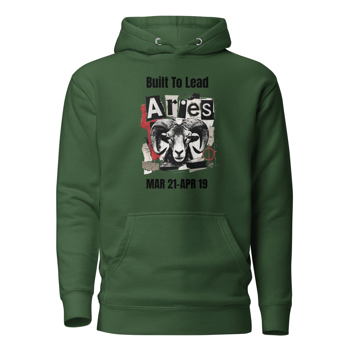 Aries Built To Lead Unisex Hoodie