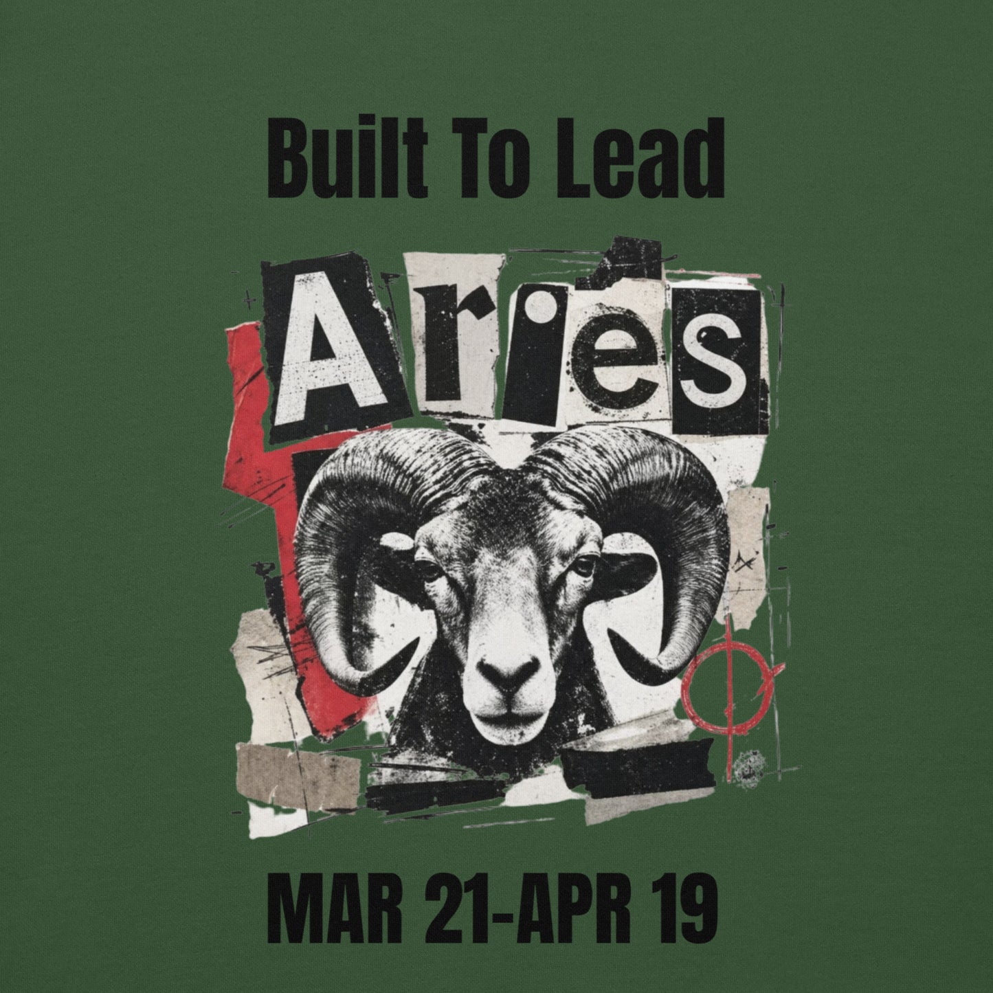Aries Built To Lead Unisex Hoodie