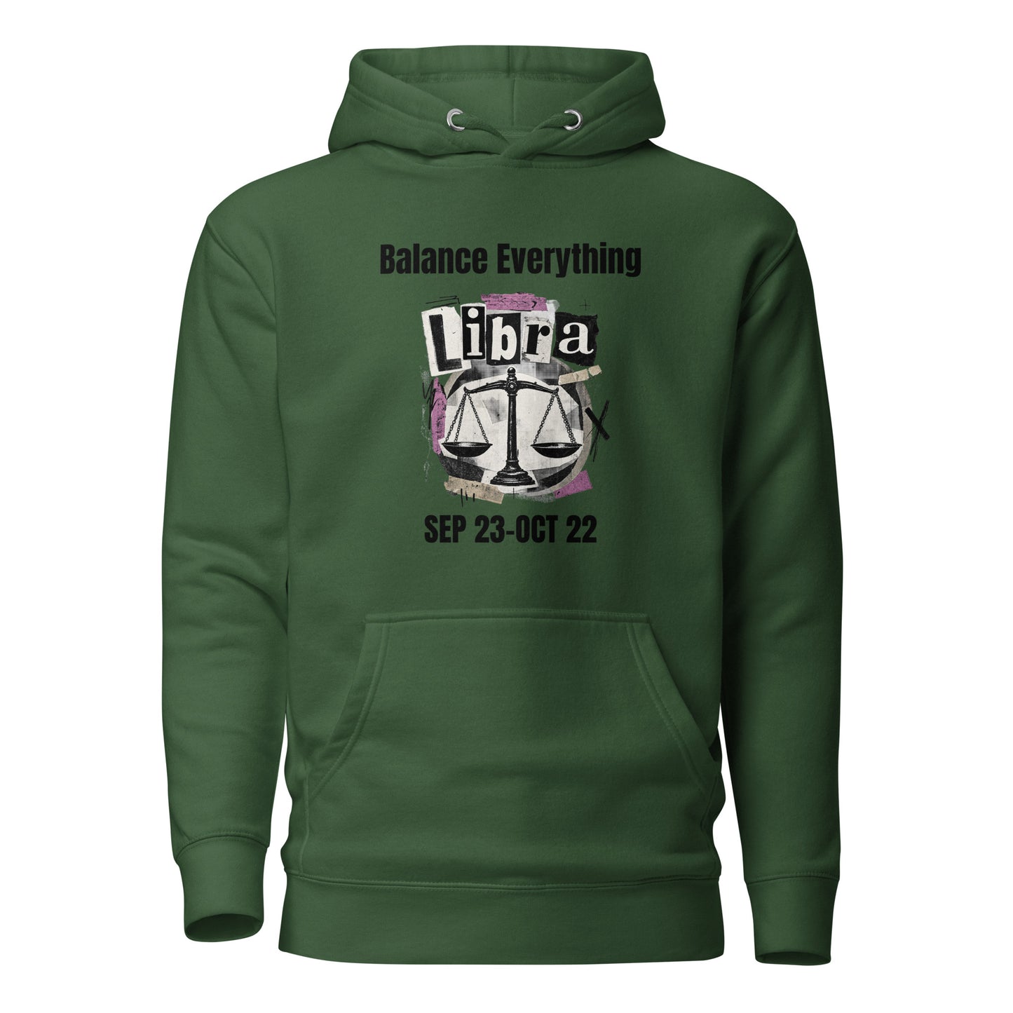 Libra balance everything unisex hoodie