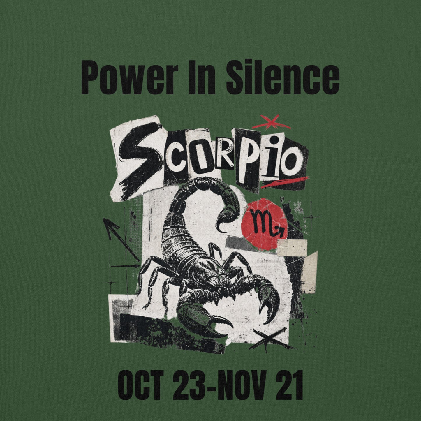 Scorpio power in silence Unisex Hoodie