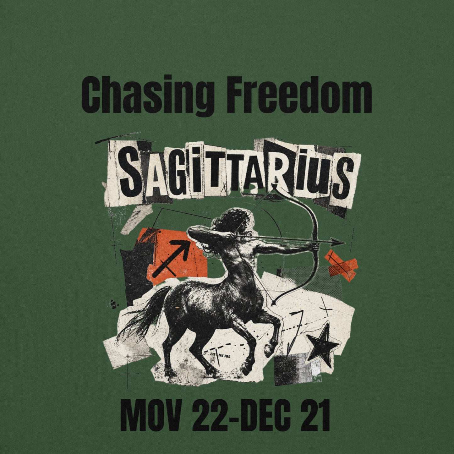 Sagittarius chasing freedom Unisex Hoodie
