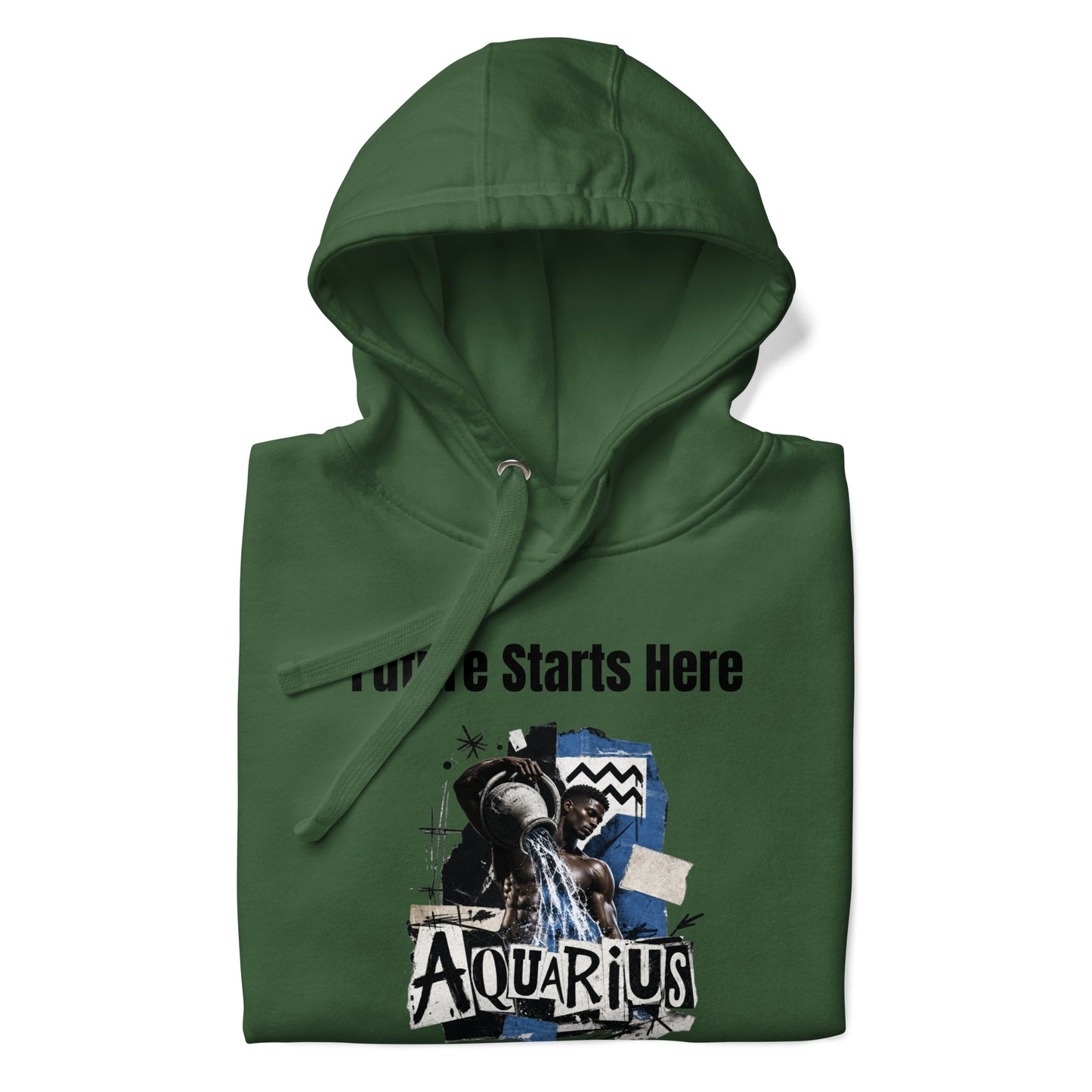 Aquarius Future starts here Unisex Hoodie