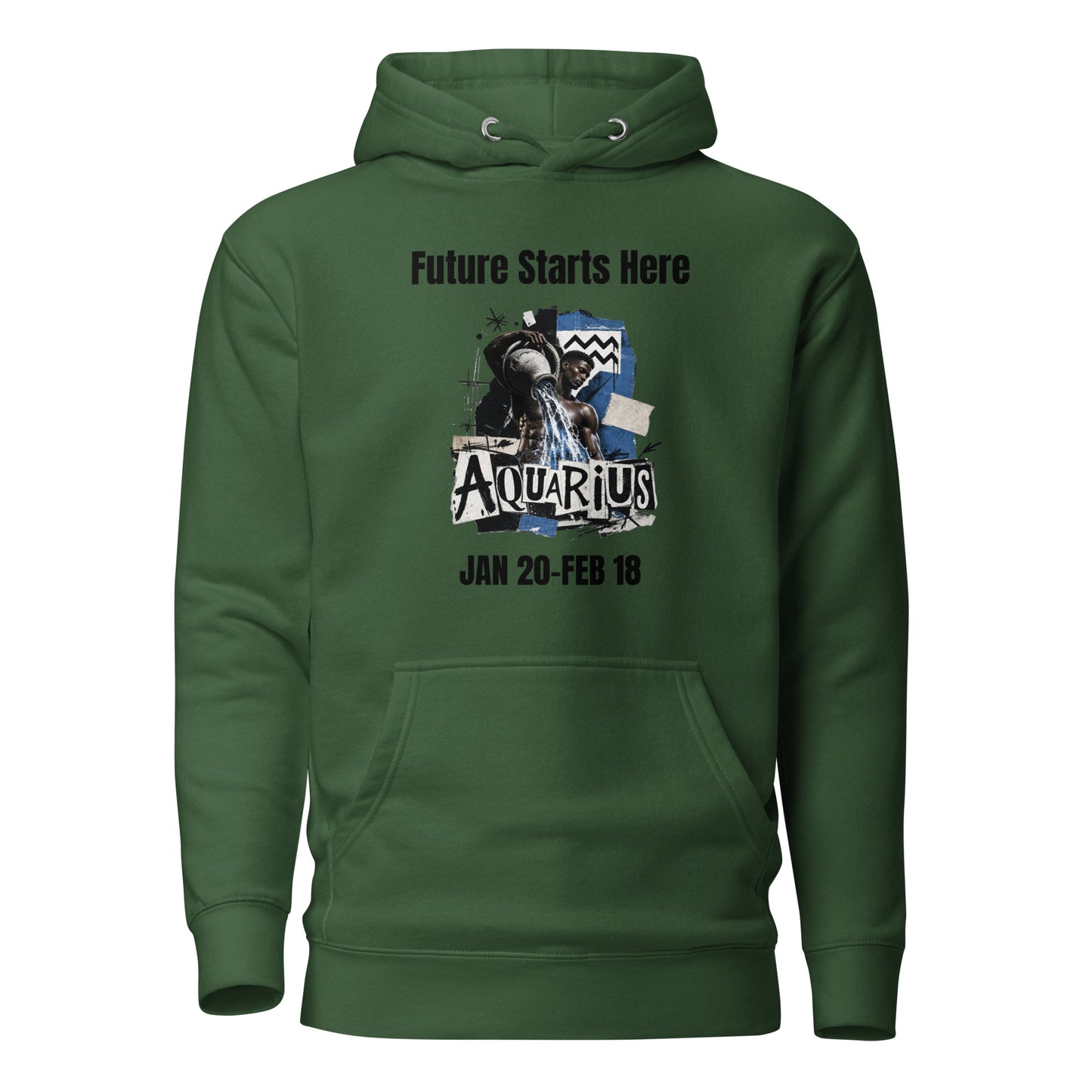 Aquarius Future starts here Unisex Hoodie