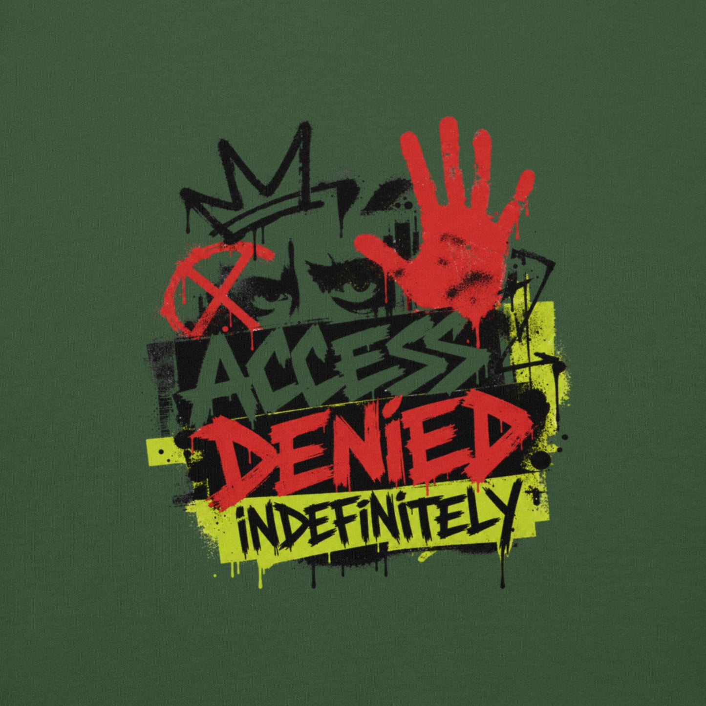 All Access Denied. Indefinitely Unisex Hoodie (Protect Your Energy Collection)