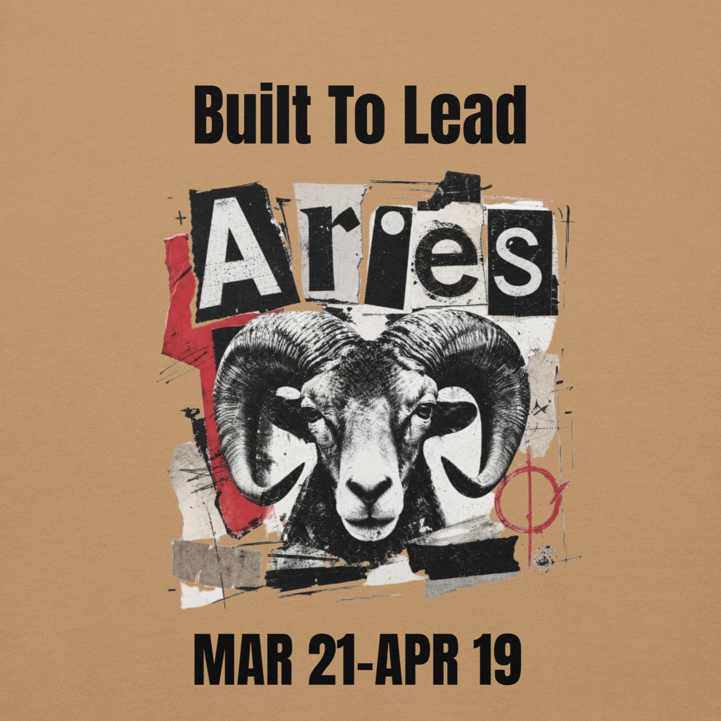 Aries Built To Lead Unisex Hoodie