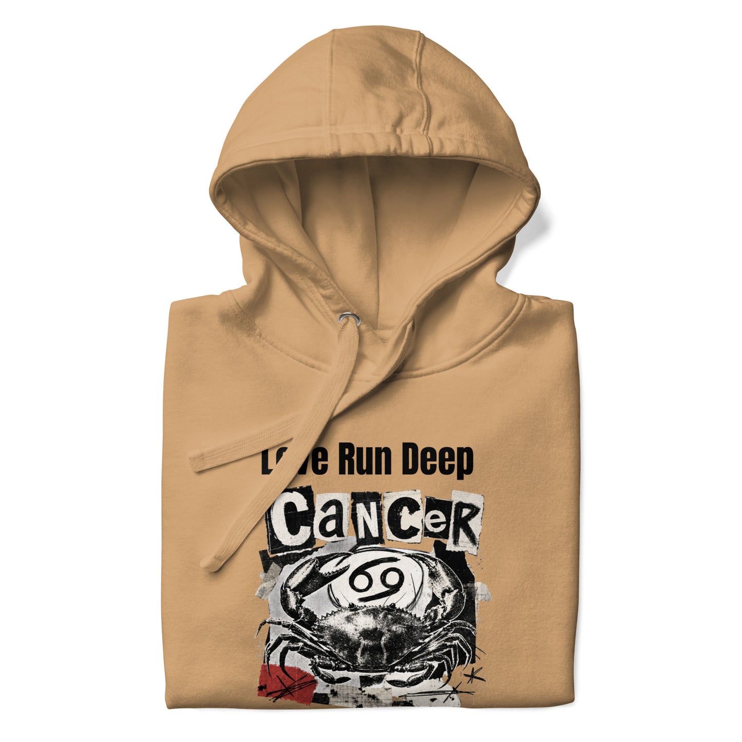 Cancer Love Run Deep unisex hoodie