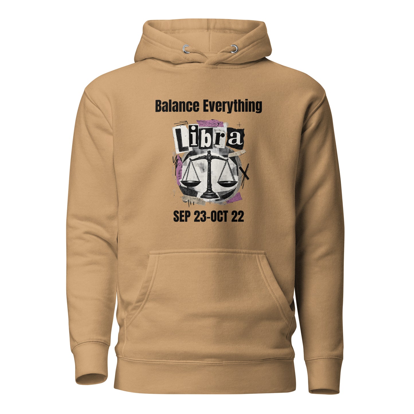 Libra balance everything unisex hoodie