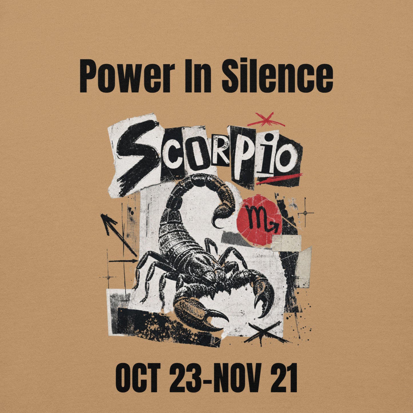 Scorpio power in silence Unisex Hoodie