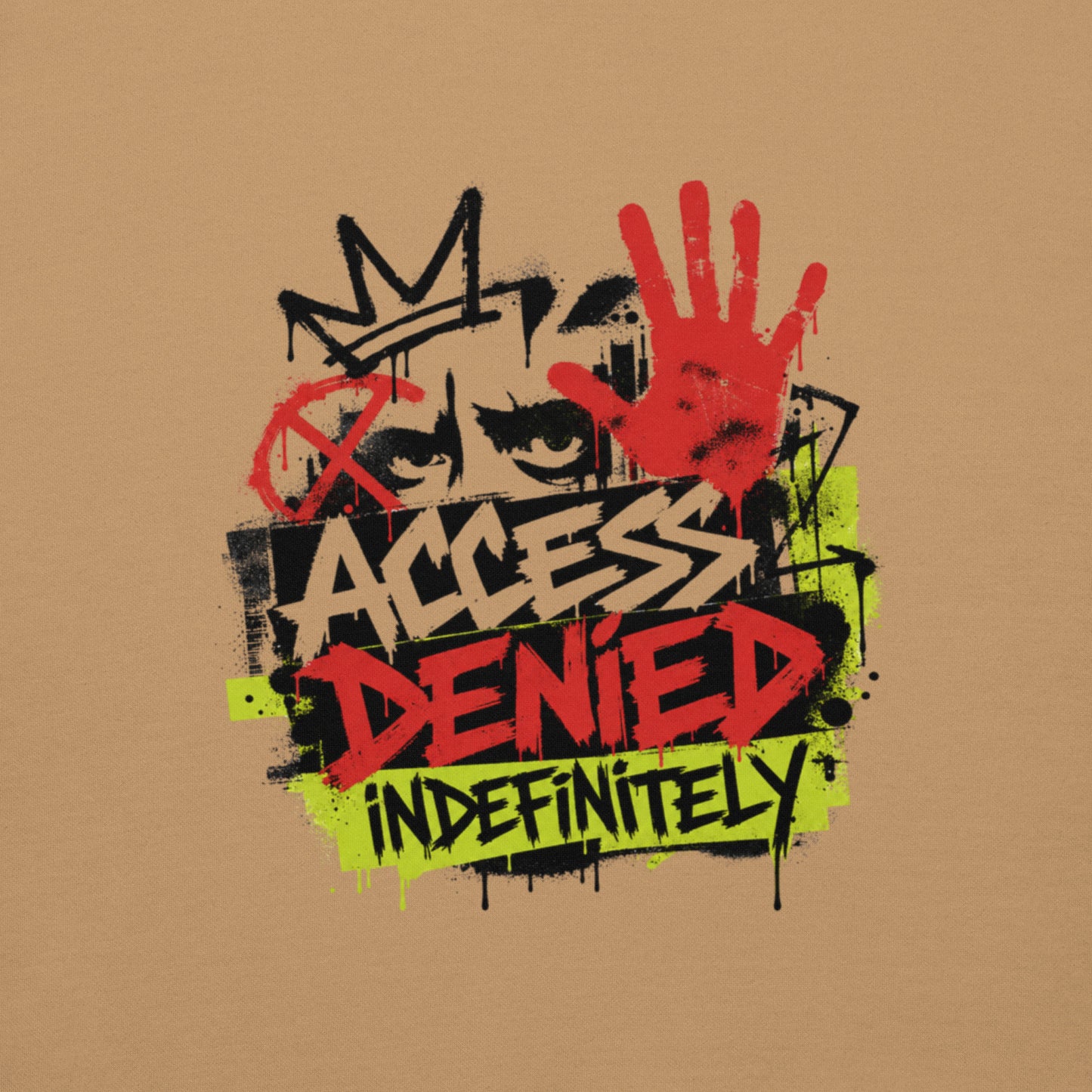 All Access Denied. Indefinitely Unisex Hoodie (Protect Your Energy Collection)