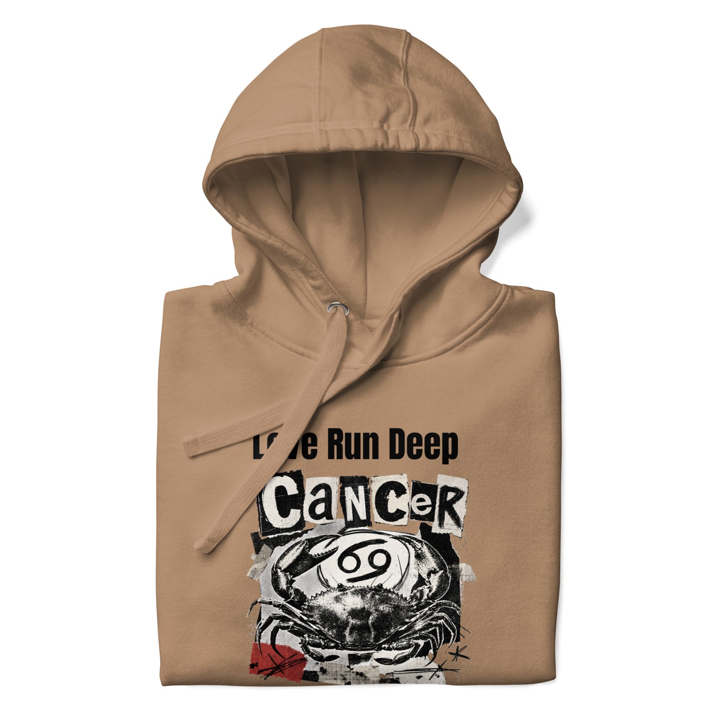 Cancer Love Run Deep unisex hoodie