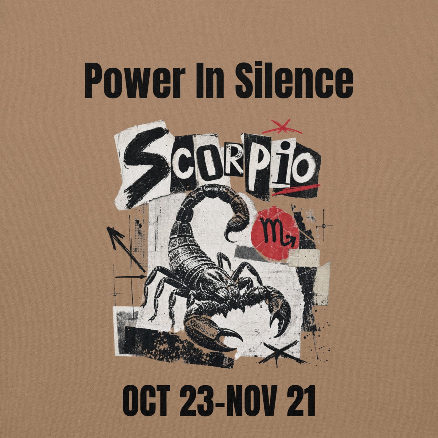 Scorpio power in silence Unisex Hoodie
