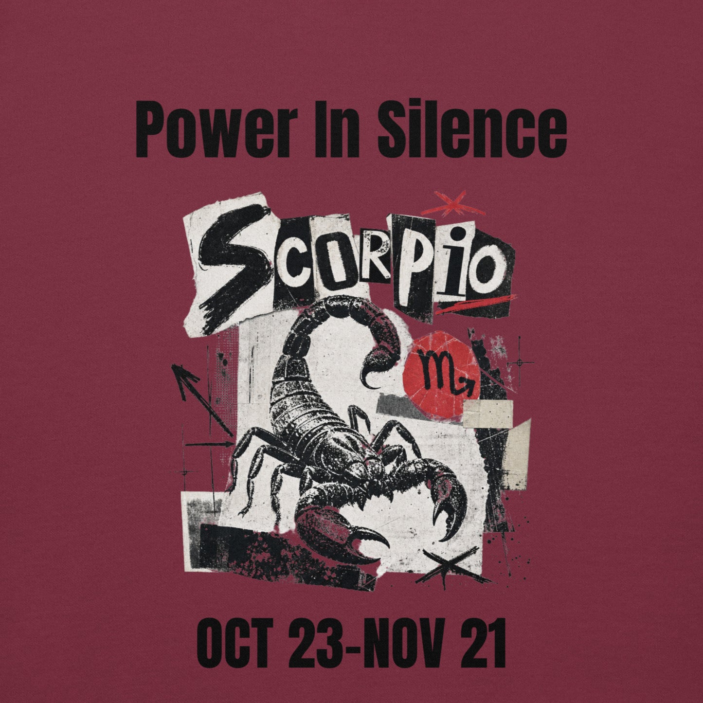 Scorpio power in silence Unisex Hoodie