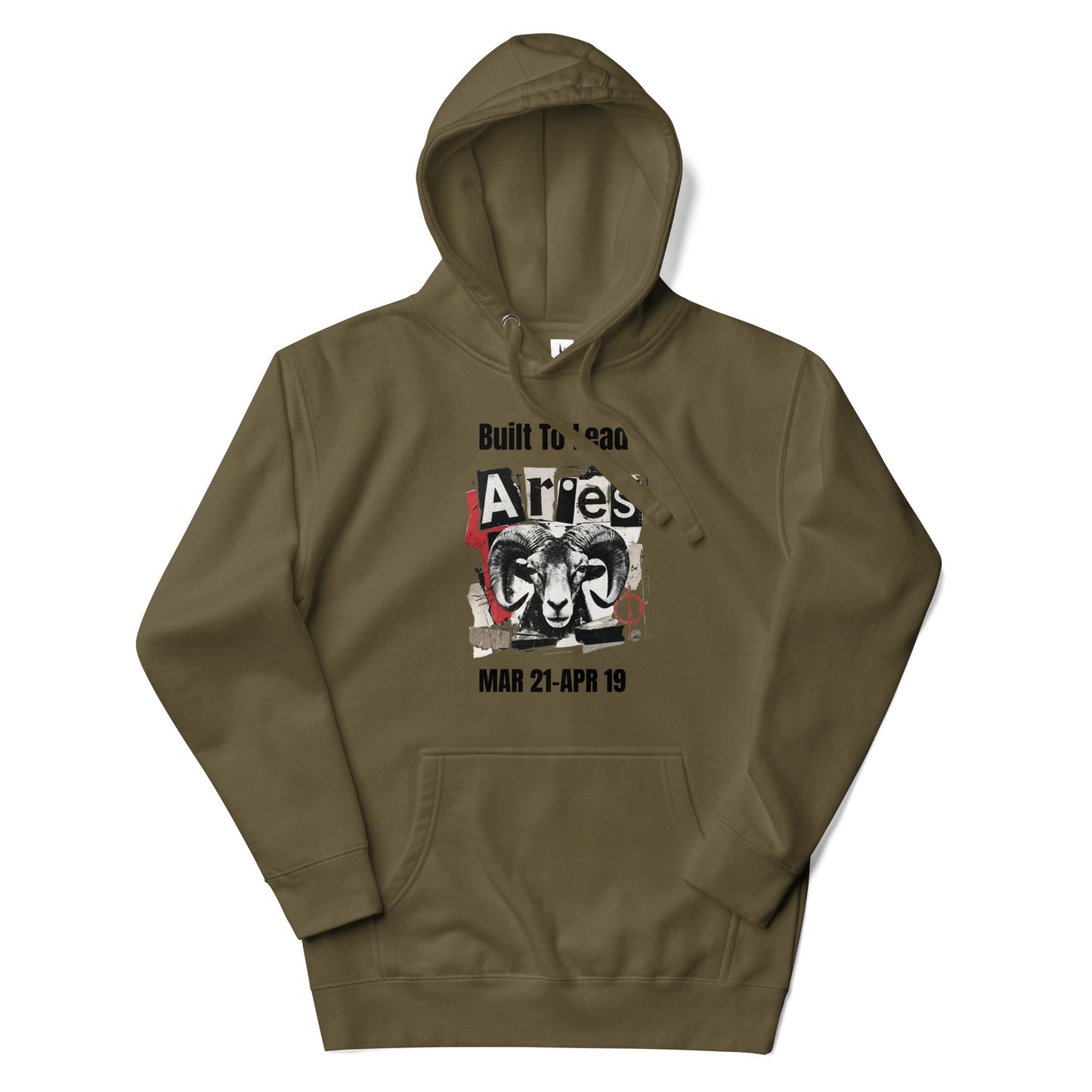 Aries Built To Lead Unisex Hoodie