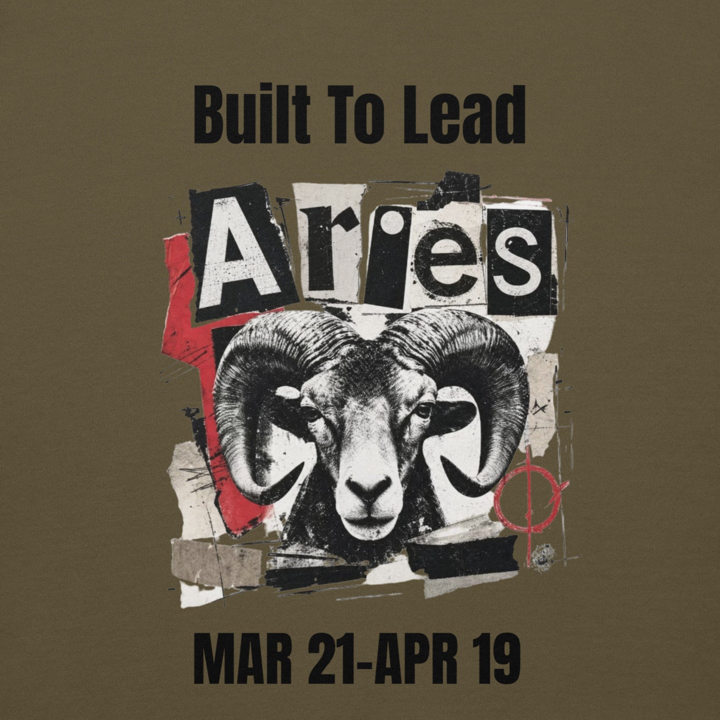 Aries Built To Lead Unisex Hoodie