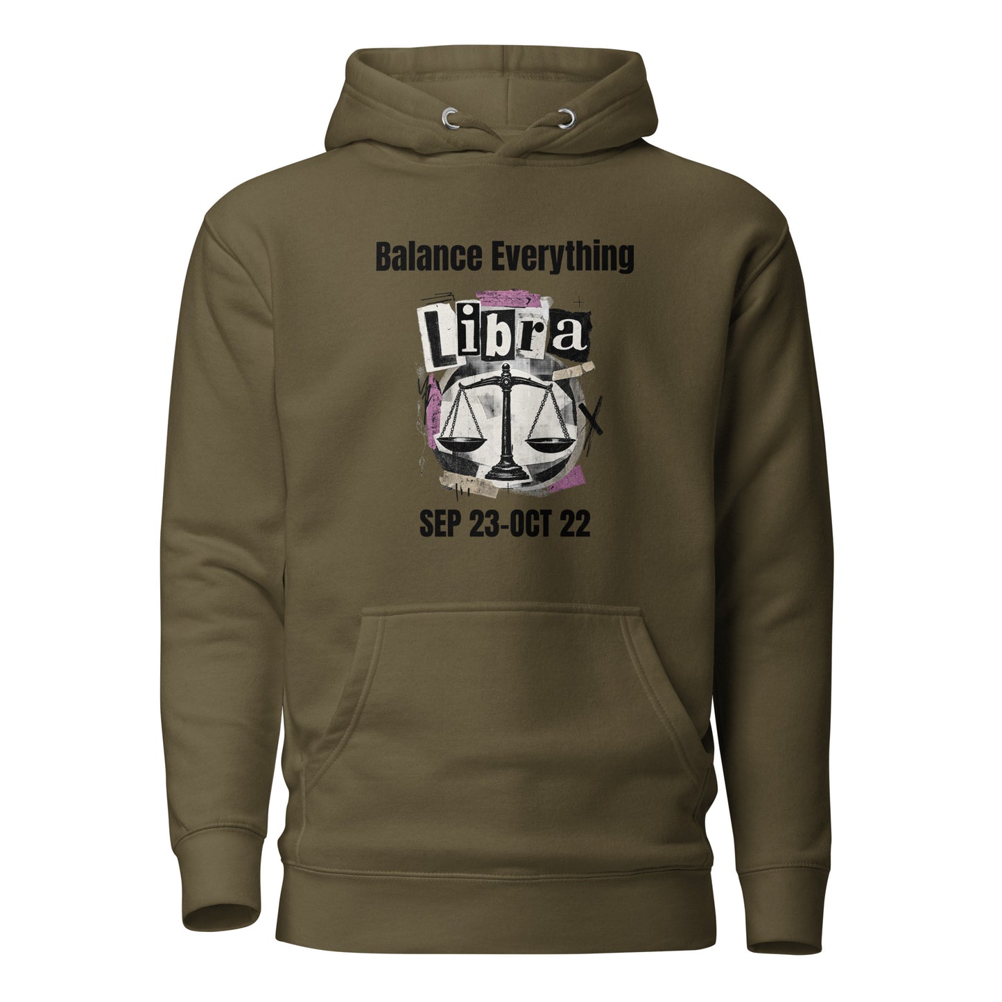 Libra balance everything unisex hoodie