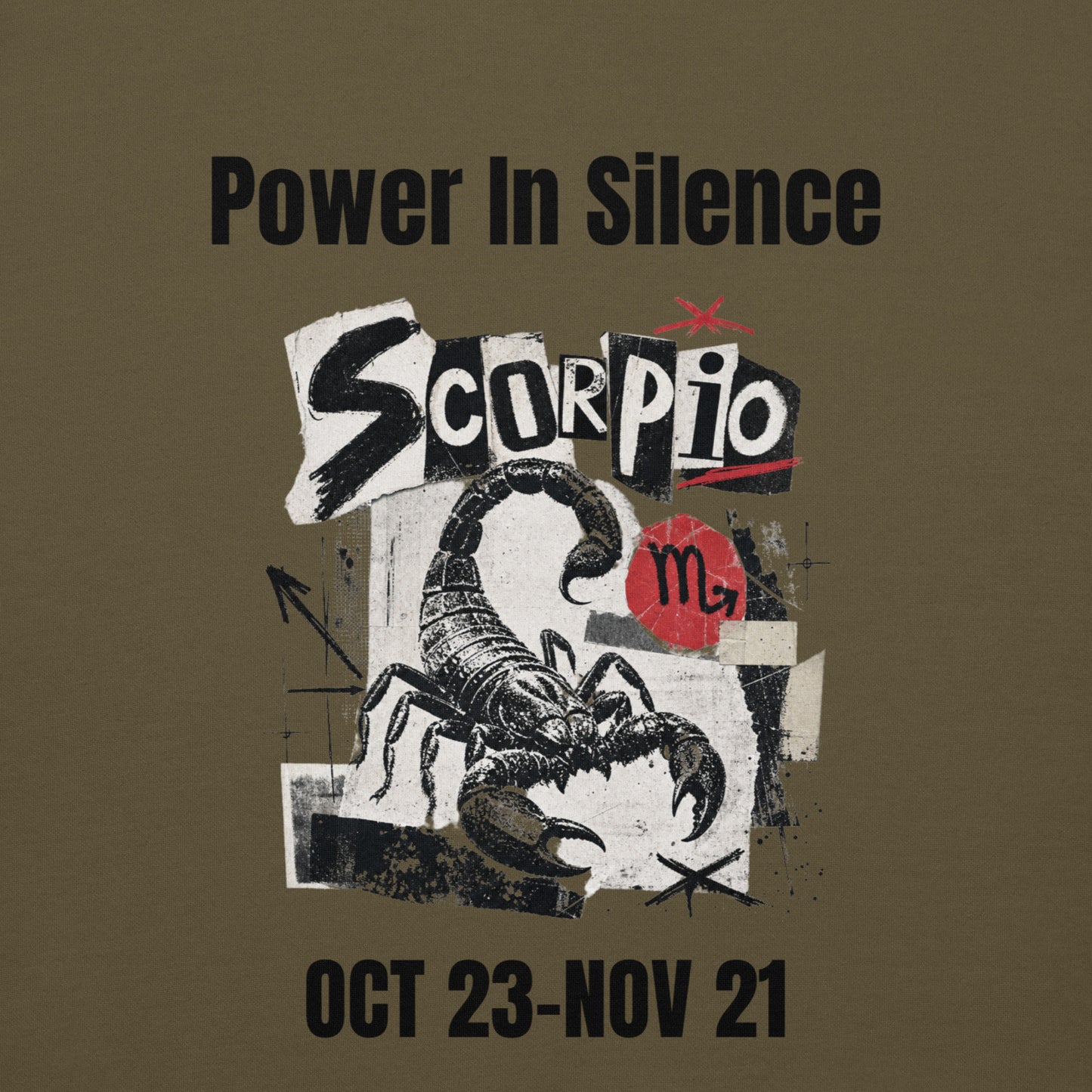 Scorpio power in silence Unisex Hoodie