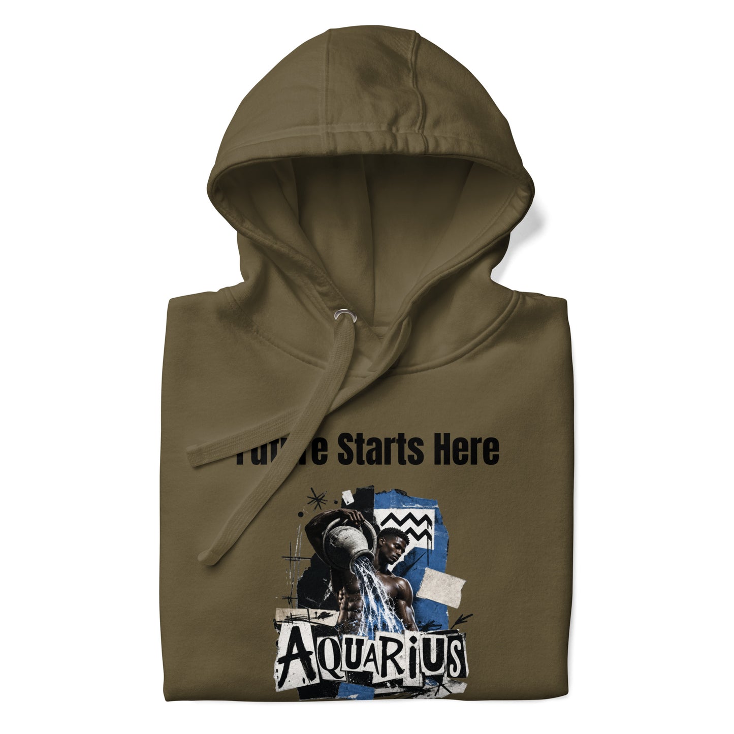 Aquarius Future starts here Unisex Hoodie