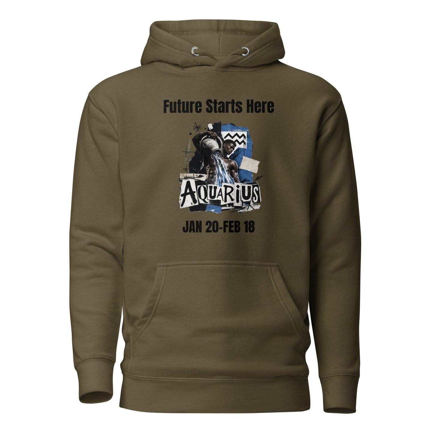 Aquarius Future starts here Unisex Hoodie
