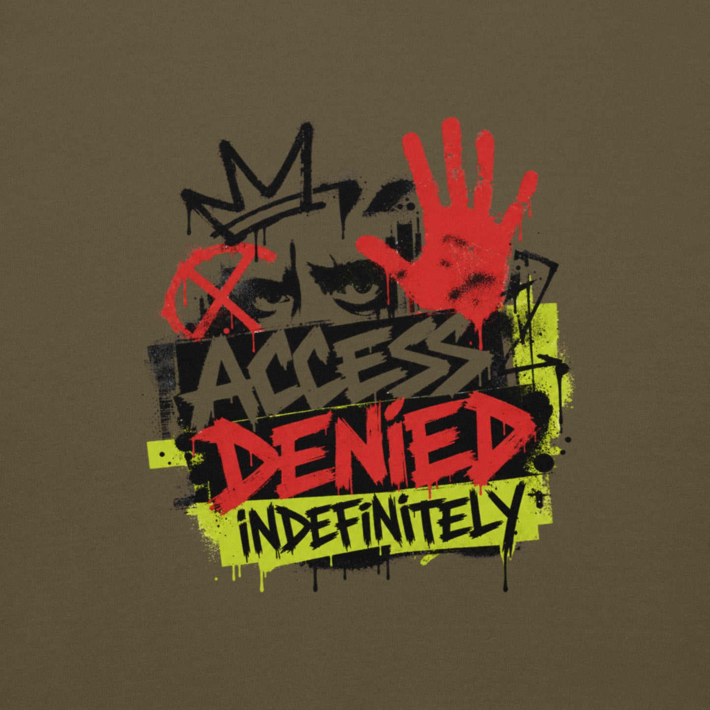 All Access Denied. Indefinitely Unisex Hoodie (Protect Your Energy Collection)