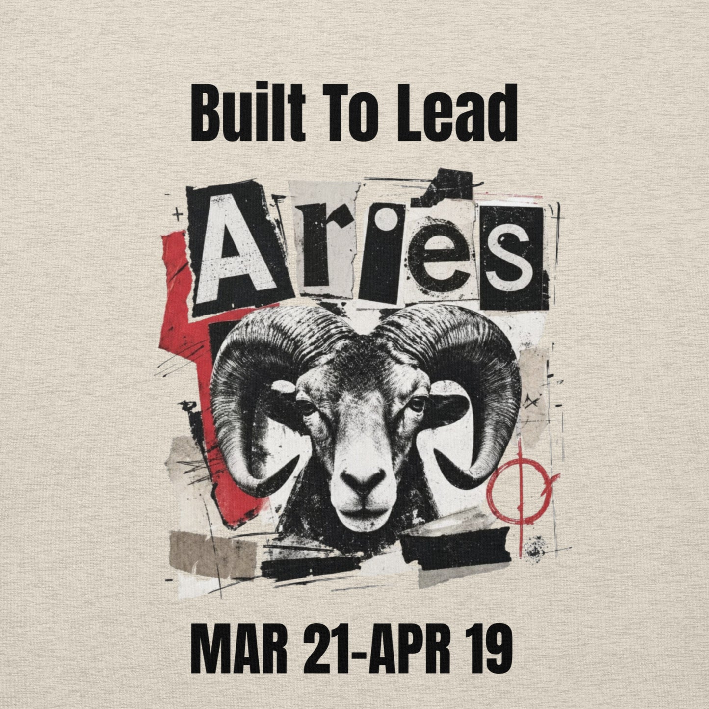 Aries Built To Lead Unisex Hoodie