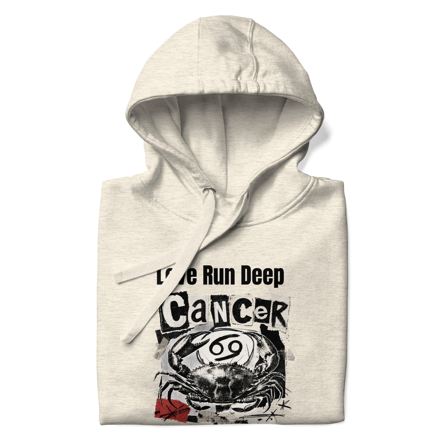 Cancer Love Run Deep unisex hoodie