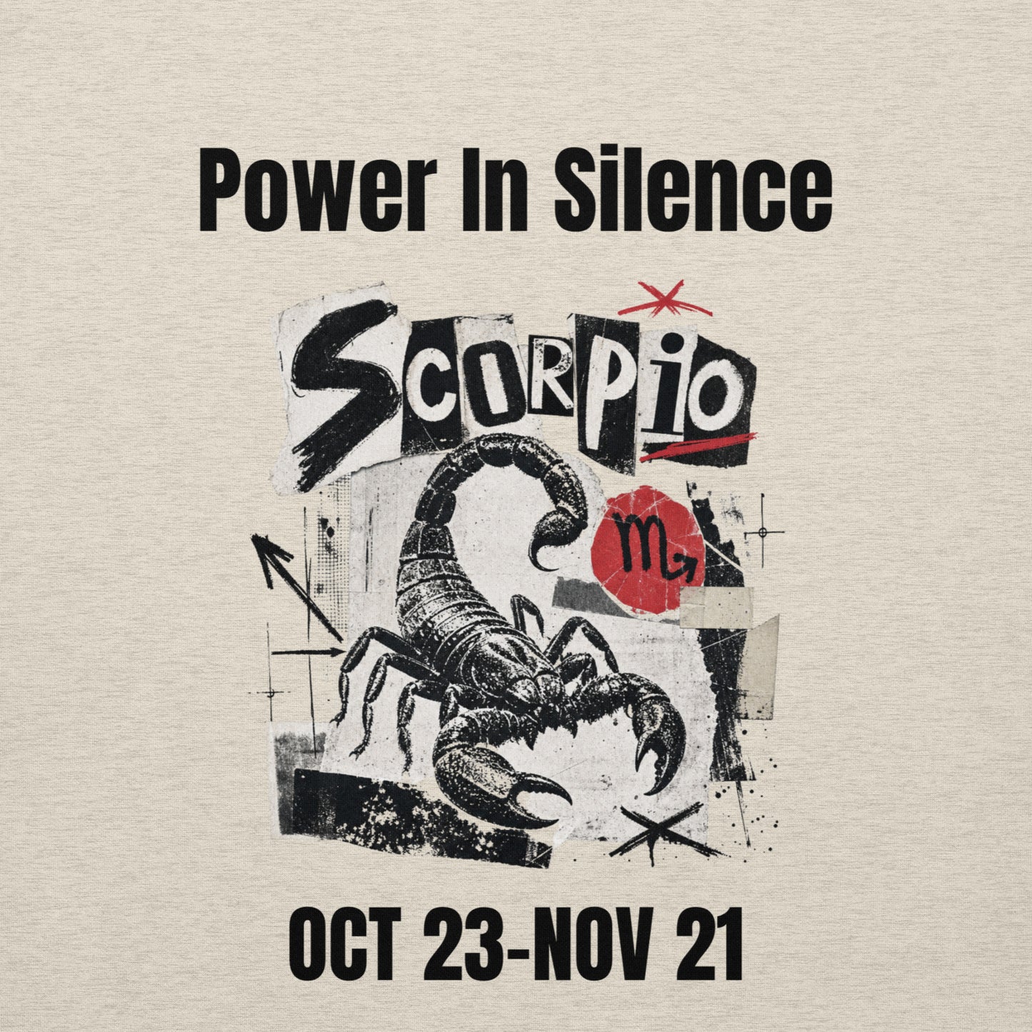 Scorpio power in silence Unisex Hoodie