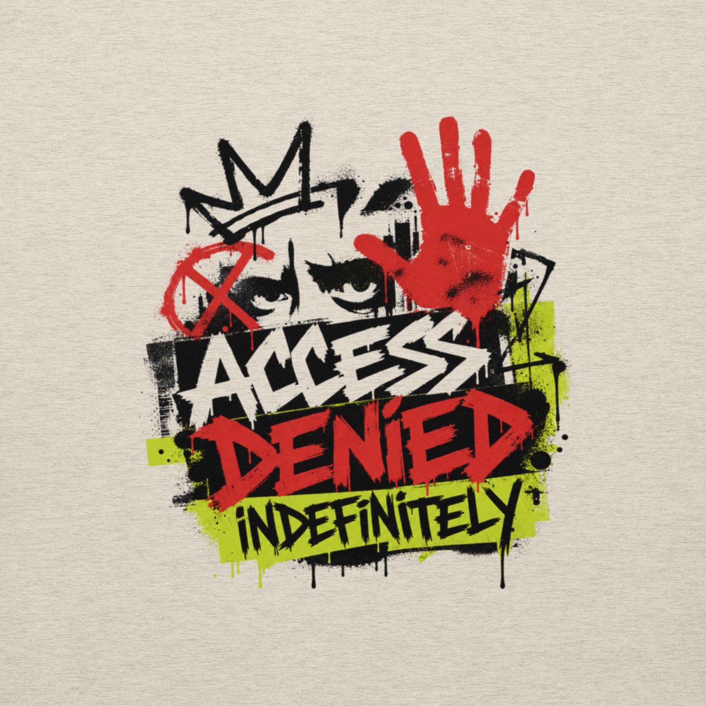 All Access Denied. Indefinitely Unisex Hoodie (Protect Your Energy Collection)